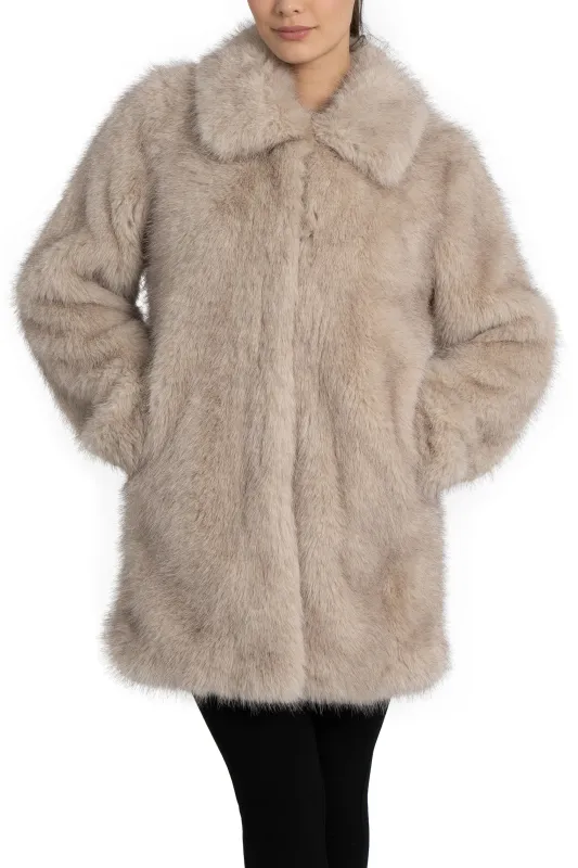 Victoria Faux Fur Coat sold by Love Token