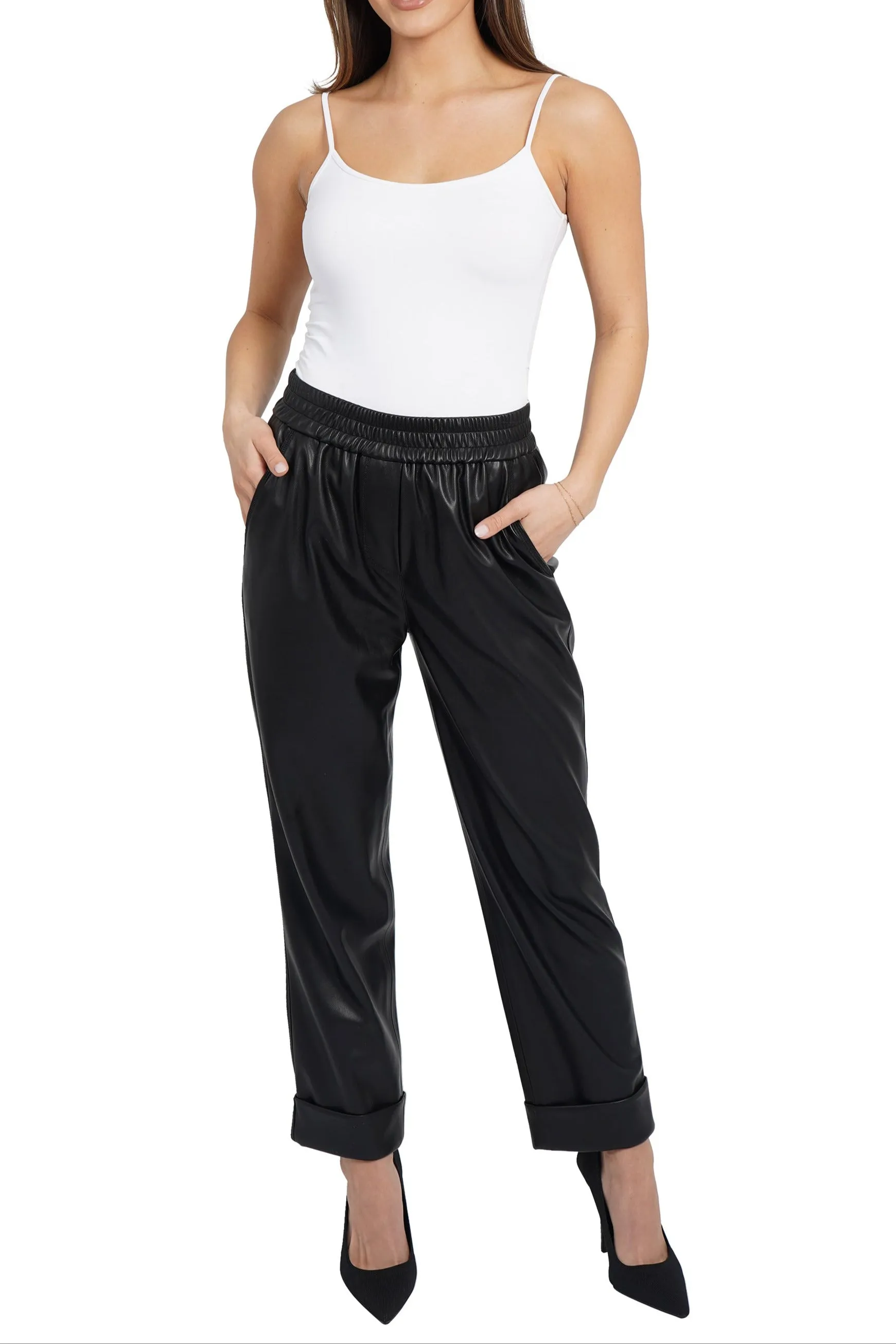 Lisa Cuffed Pants sold by Love Token