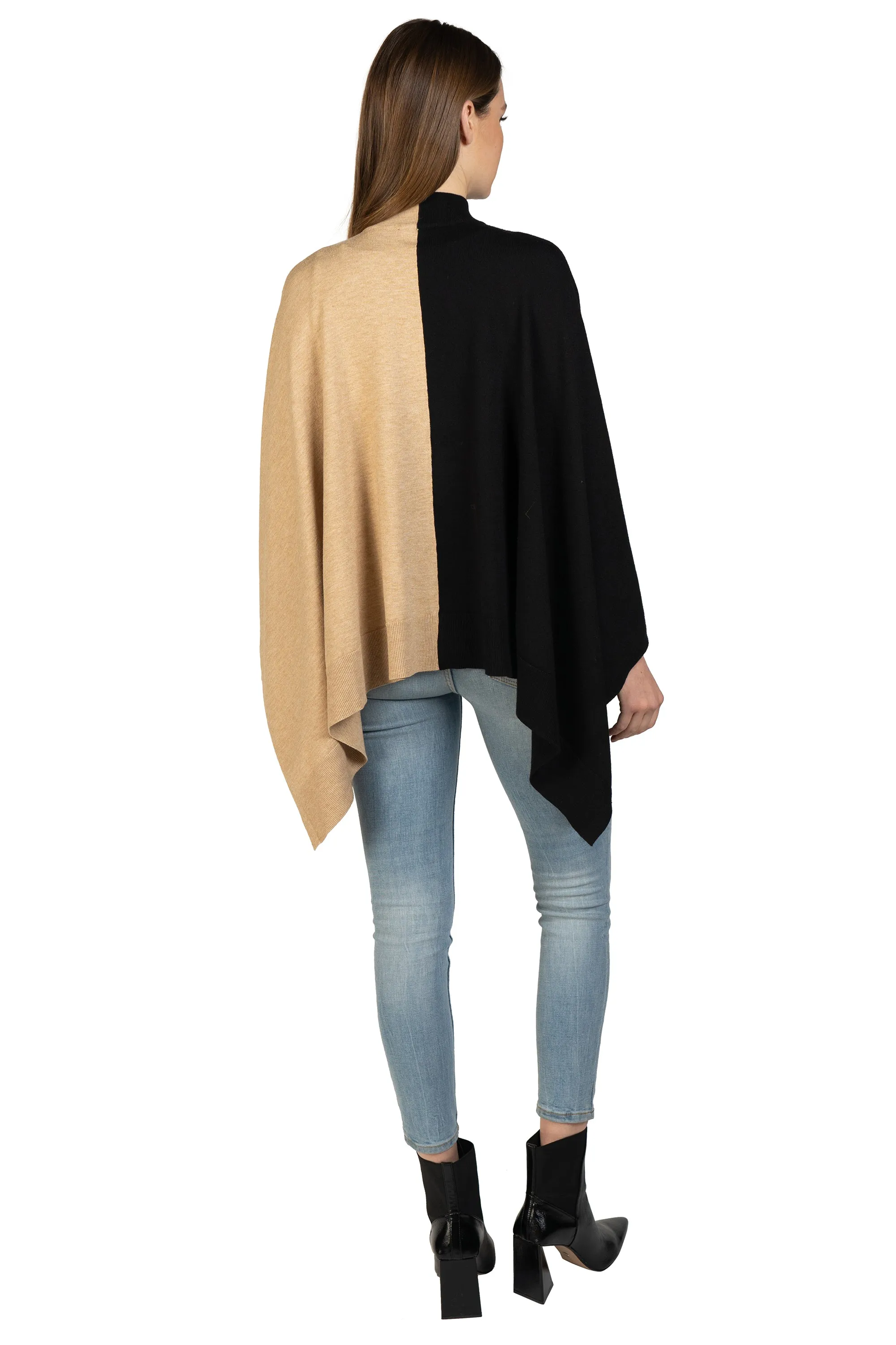 Two-Toned Poncho sold by Love Token product image thumbnail 4