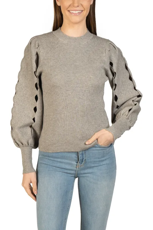 Ophelia Cut Sleeve Sweater sold by Love Token