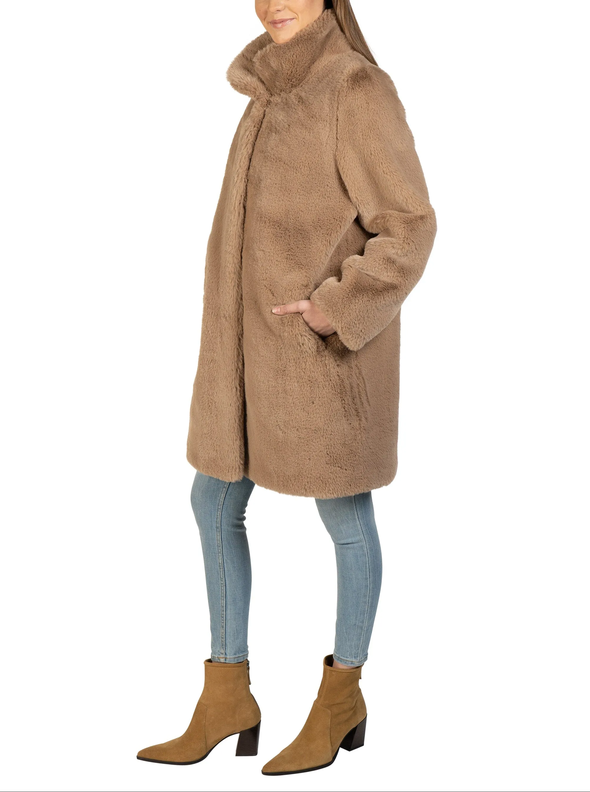 Turner Faux Fur Coat sold by Love Token product image thumbnail 4