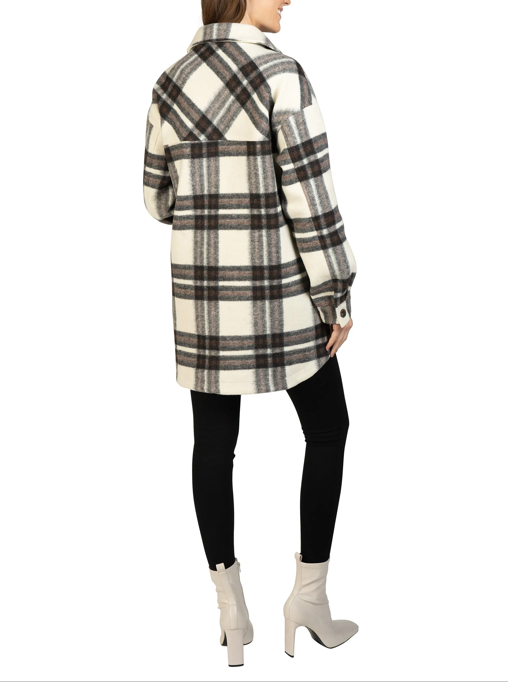 Lightweight Plaid Shacket sold by Love Token product image thumbnail 5