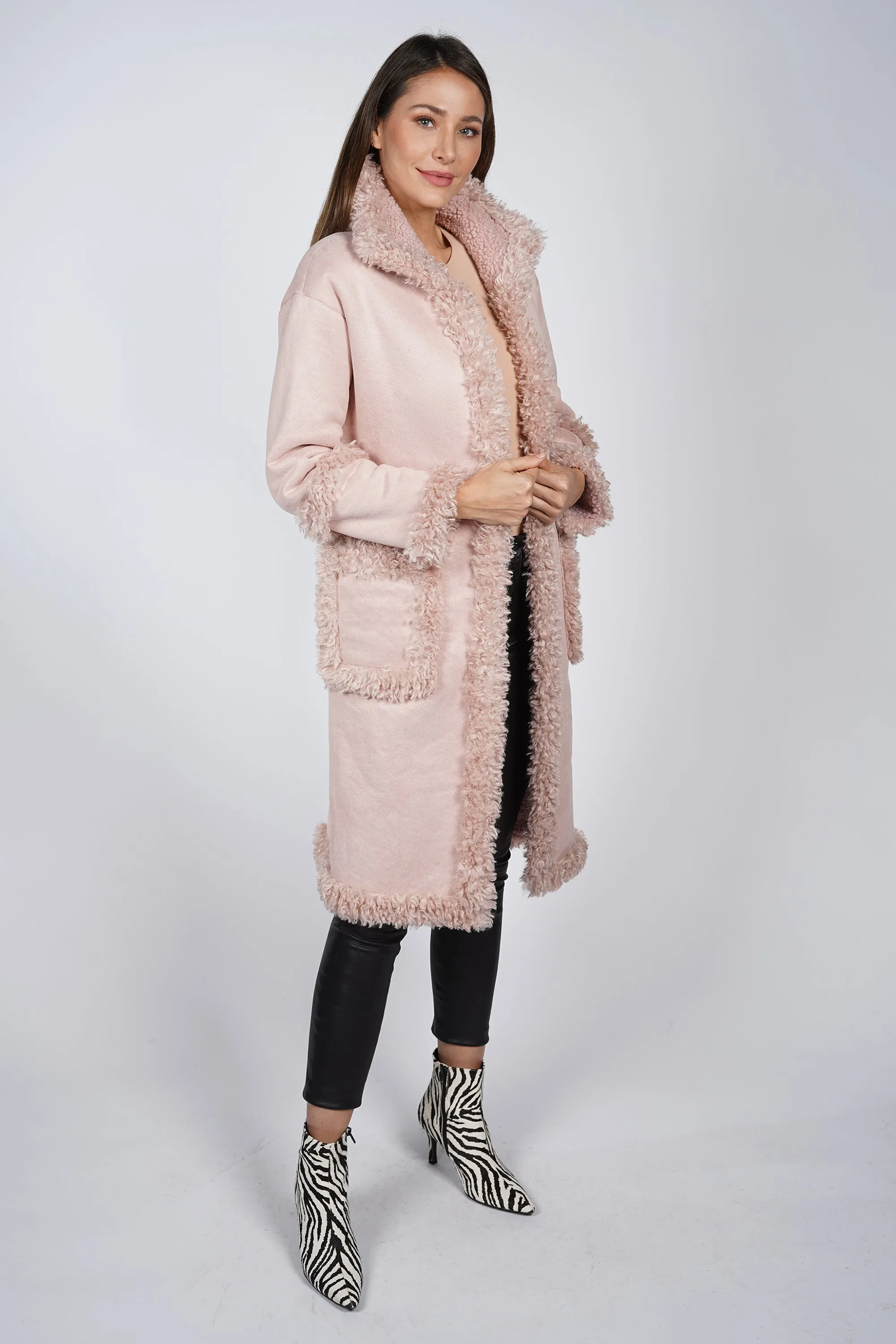 Pamela Shearling Faux Fur Coat sold by Love Token product image thumbnail 3