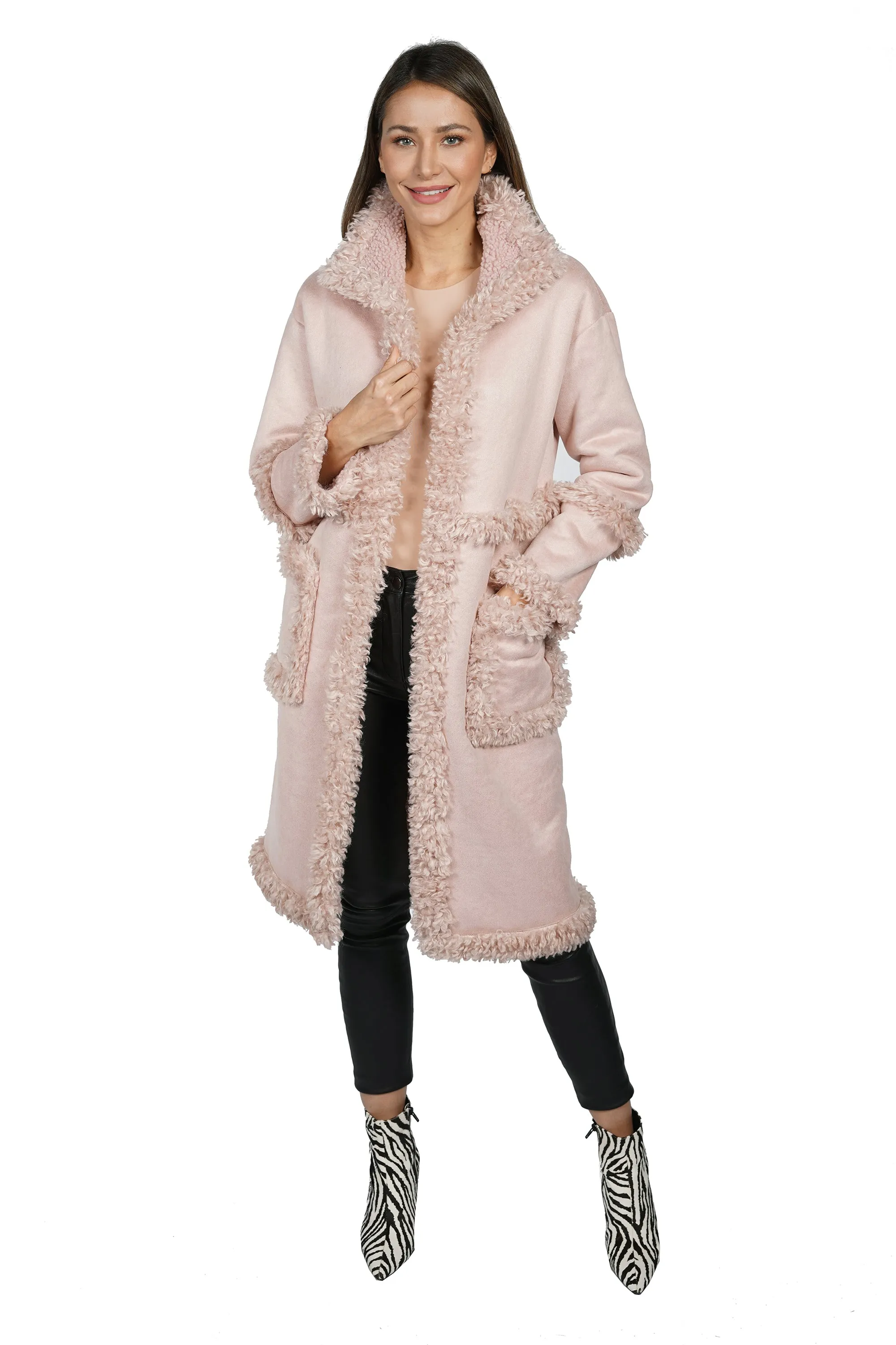 Pamela Shearling Faux Fur Coat sold by Love Token product image thumbnail 2