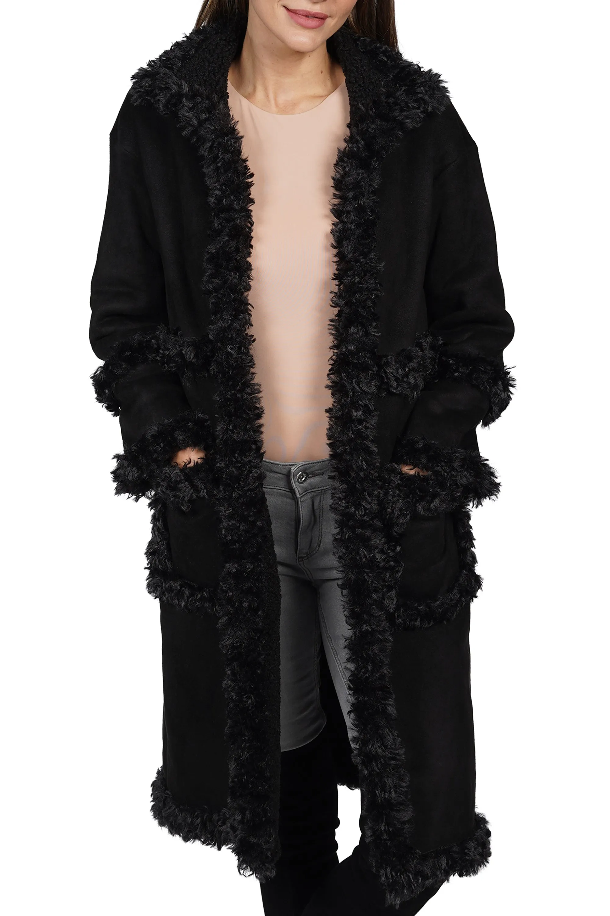 Pamela Shearling Faux Fur Coat sold by Love Token product image thumbnail 5
