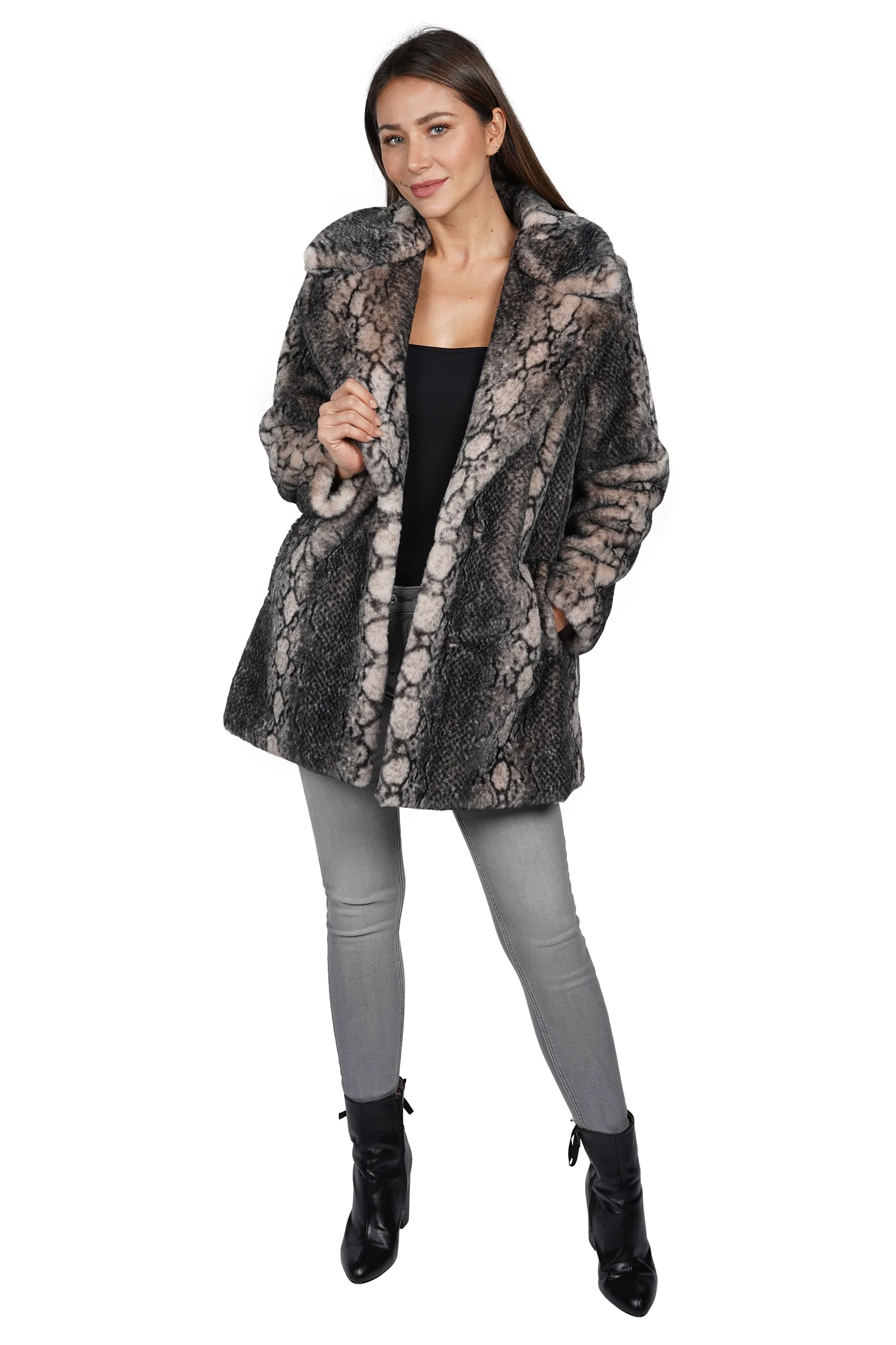 Beatrice Faux Fur Coat sold by Love Token product image thumbnail 3