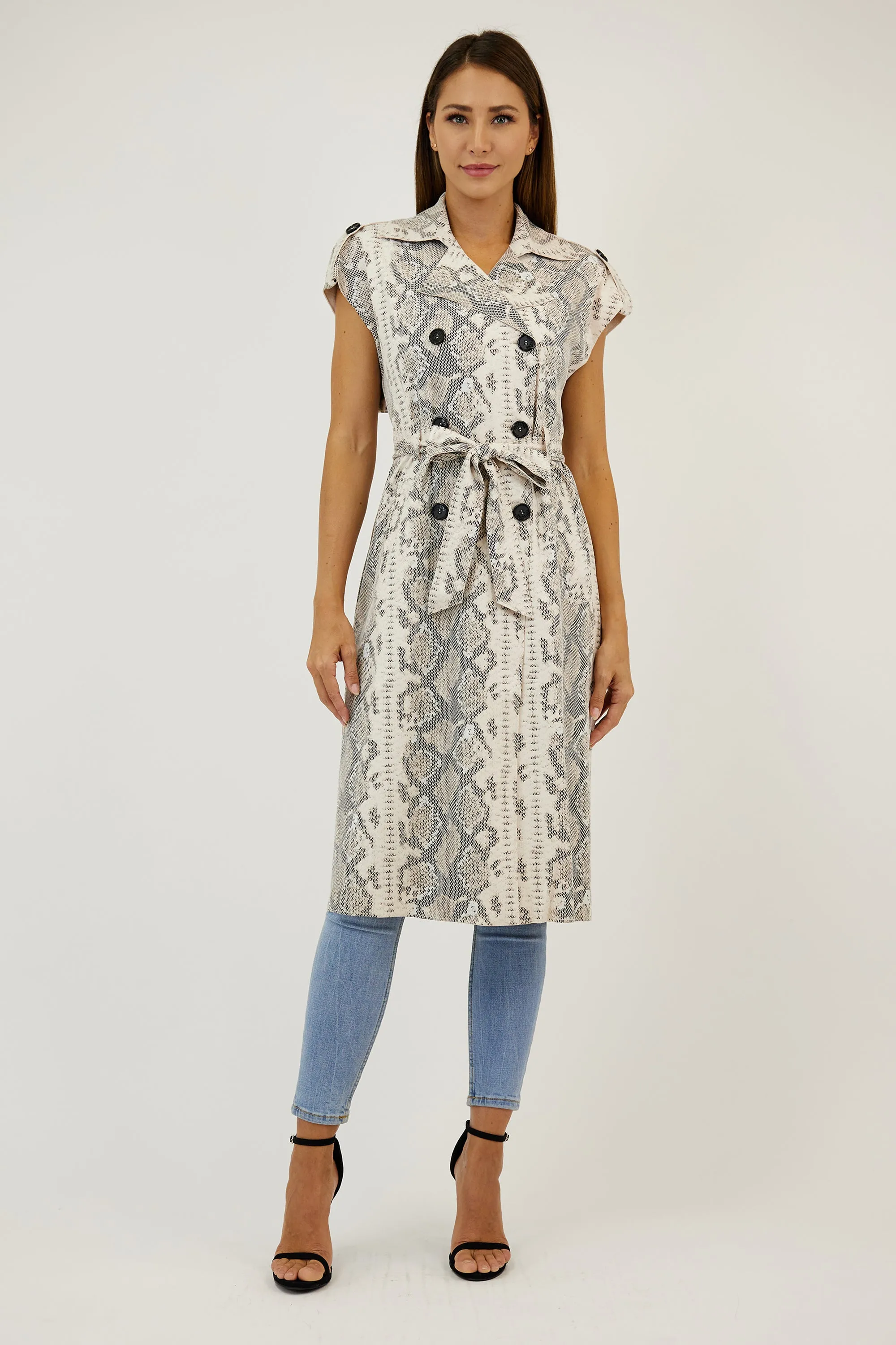 Ruth Sleeveless Trench Coat sold by Love Token product image thumbnail 2