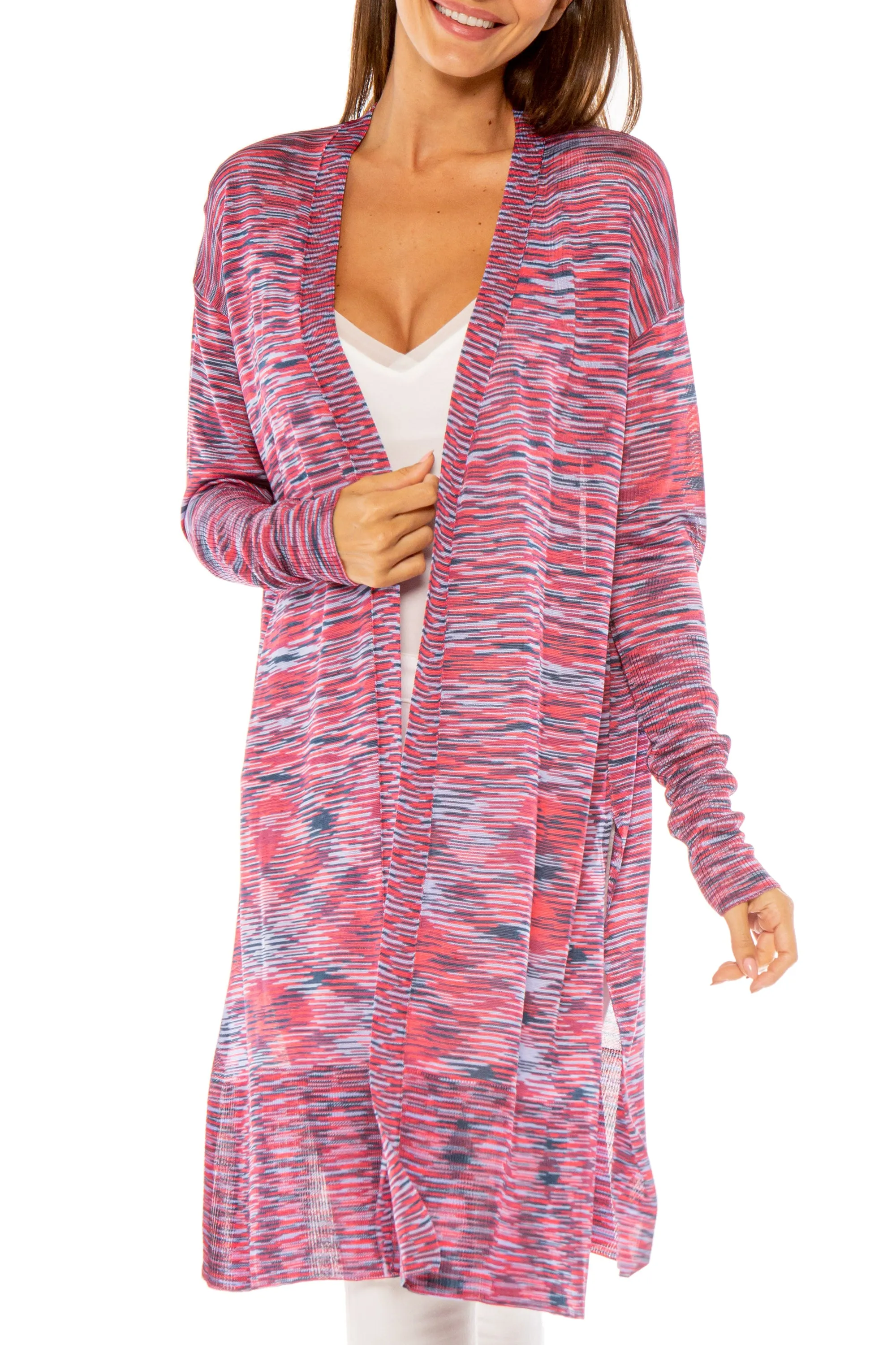 Gavin Long Multicolor Space Dye Cardigan sold by Love Token product image thumbnail 4