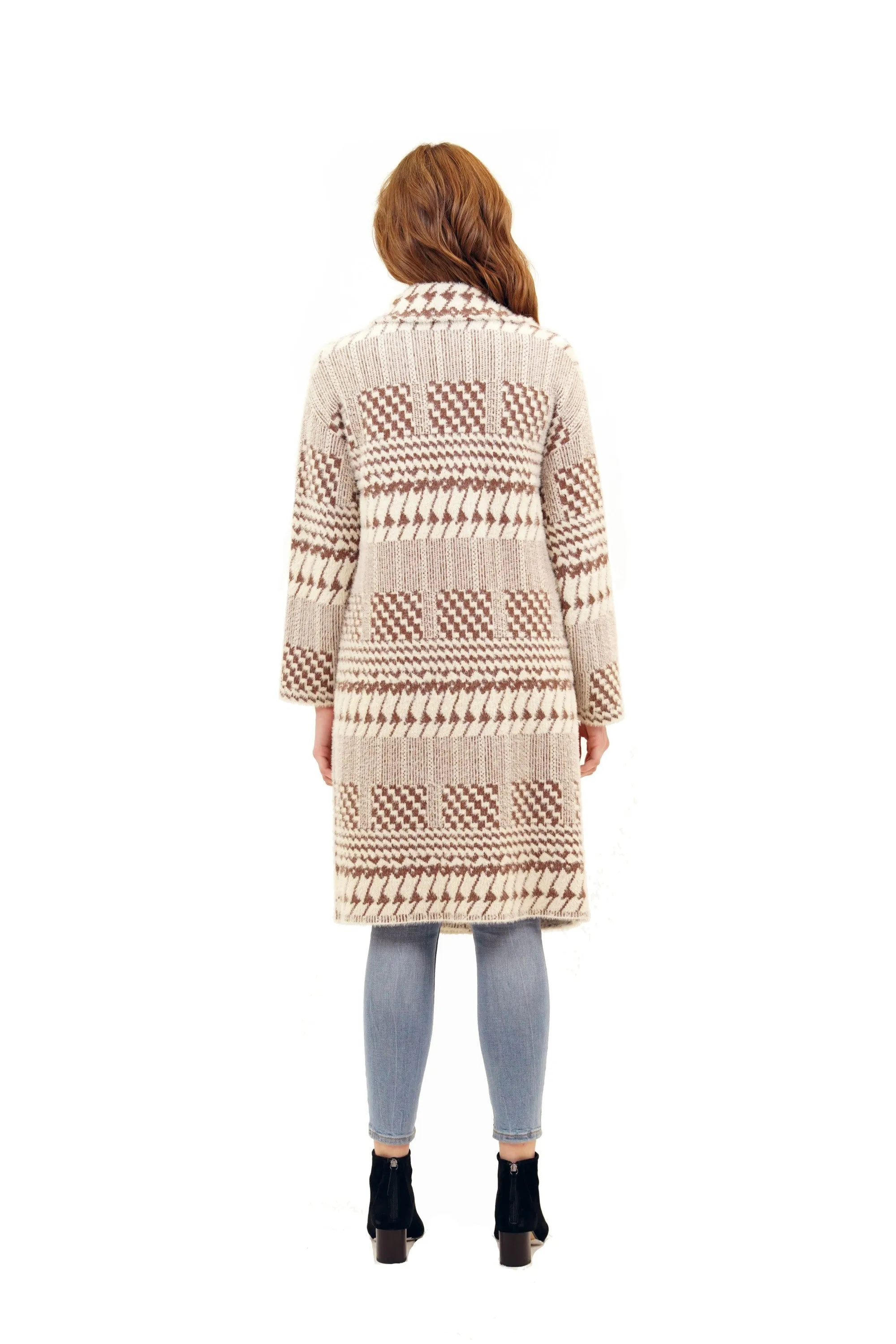 Zendaya Below Knee Length Coat w/ Patch Pockets sold by Love Token product image thumbnail 3
