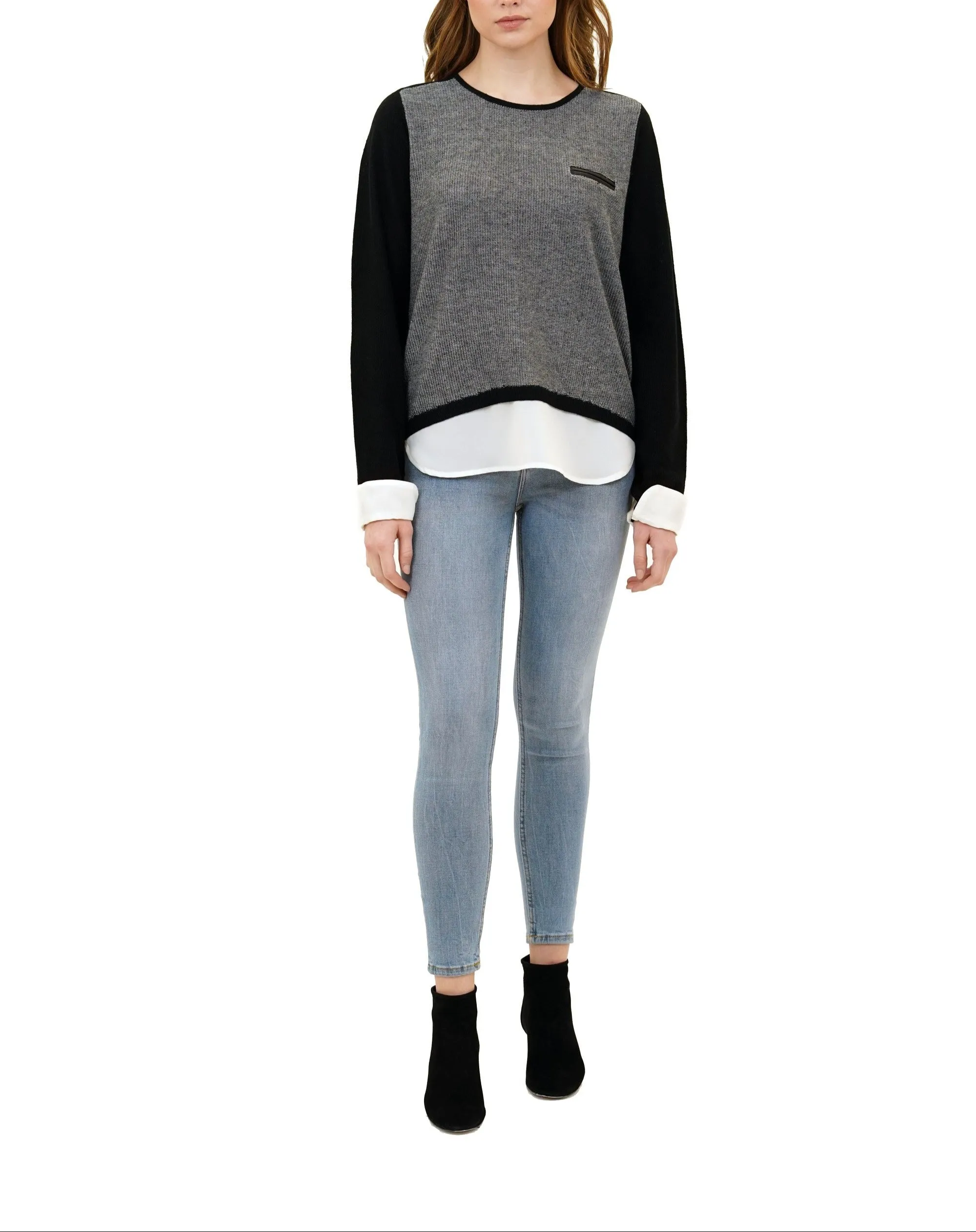Ann Layered Knit Top sold by Love Token product image thumbnail 2