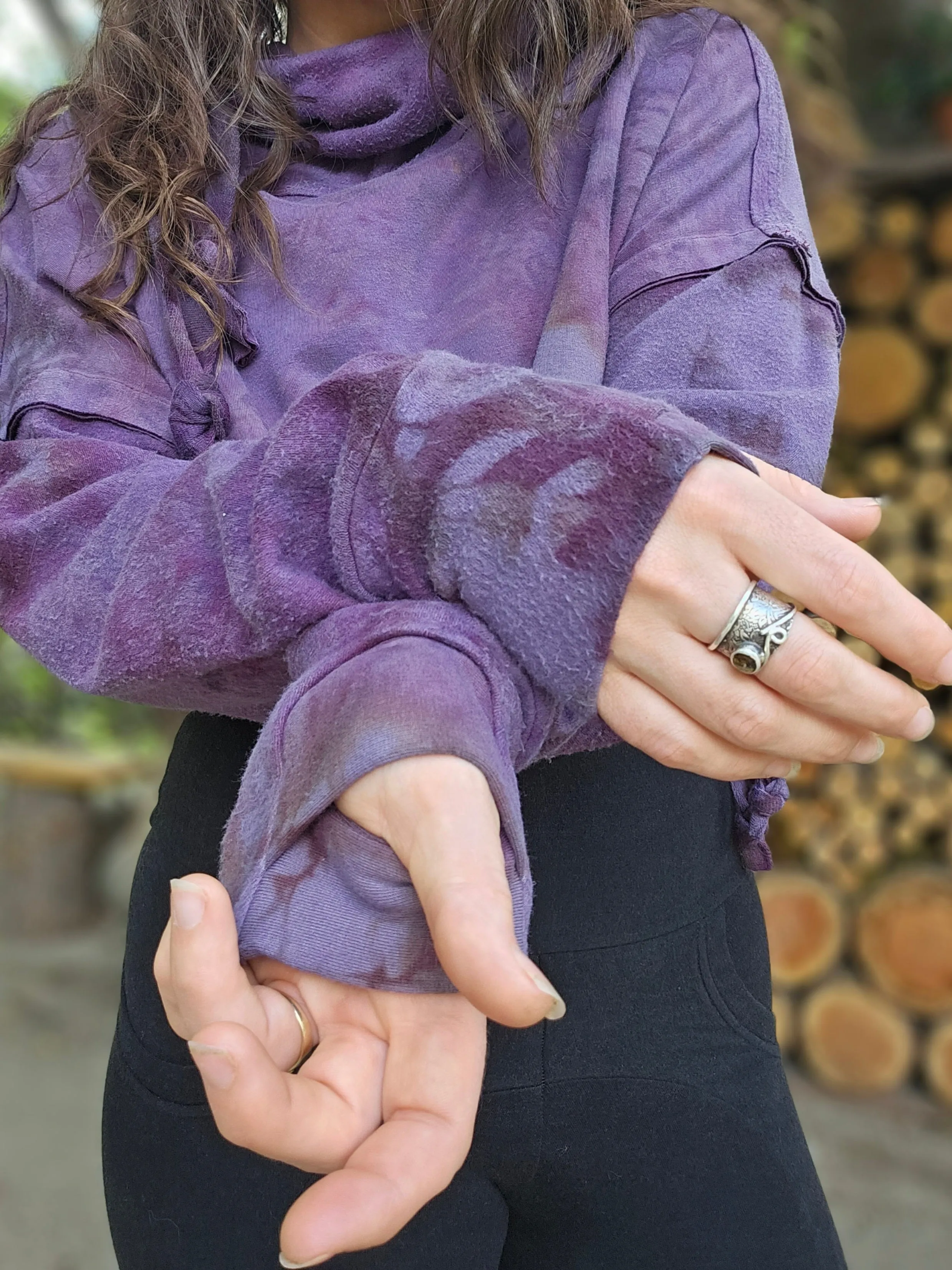 Limited Edition Hemlock Cropped Hoodie sold by Love Tree product image thumbnail 5