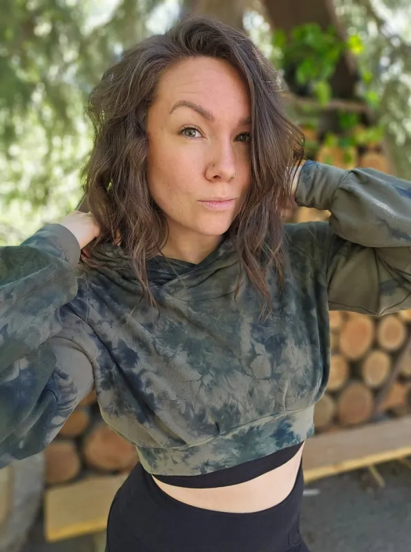 Limited Edition Carob Cropped Hoodie sold by Love Tree