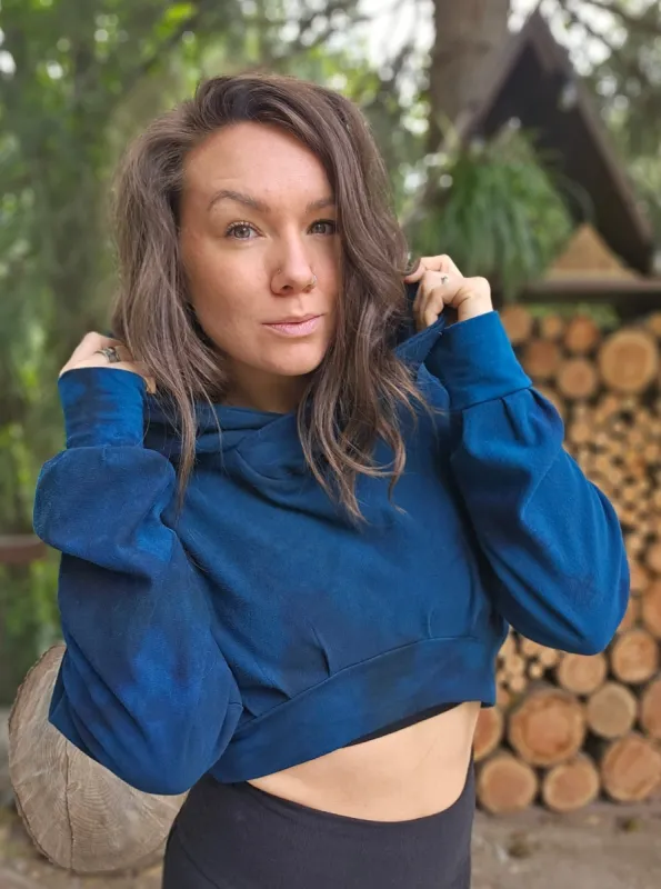 Limited Edition Carob Cropped Hoodie sold by Love Tree