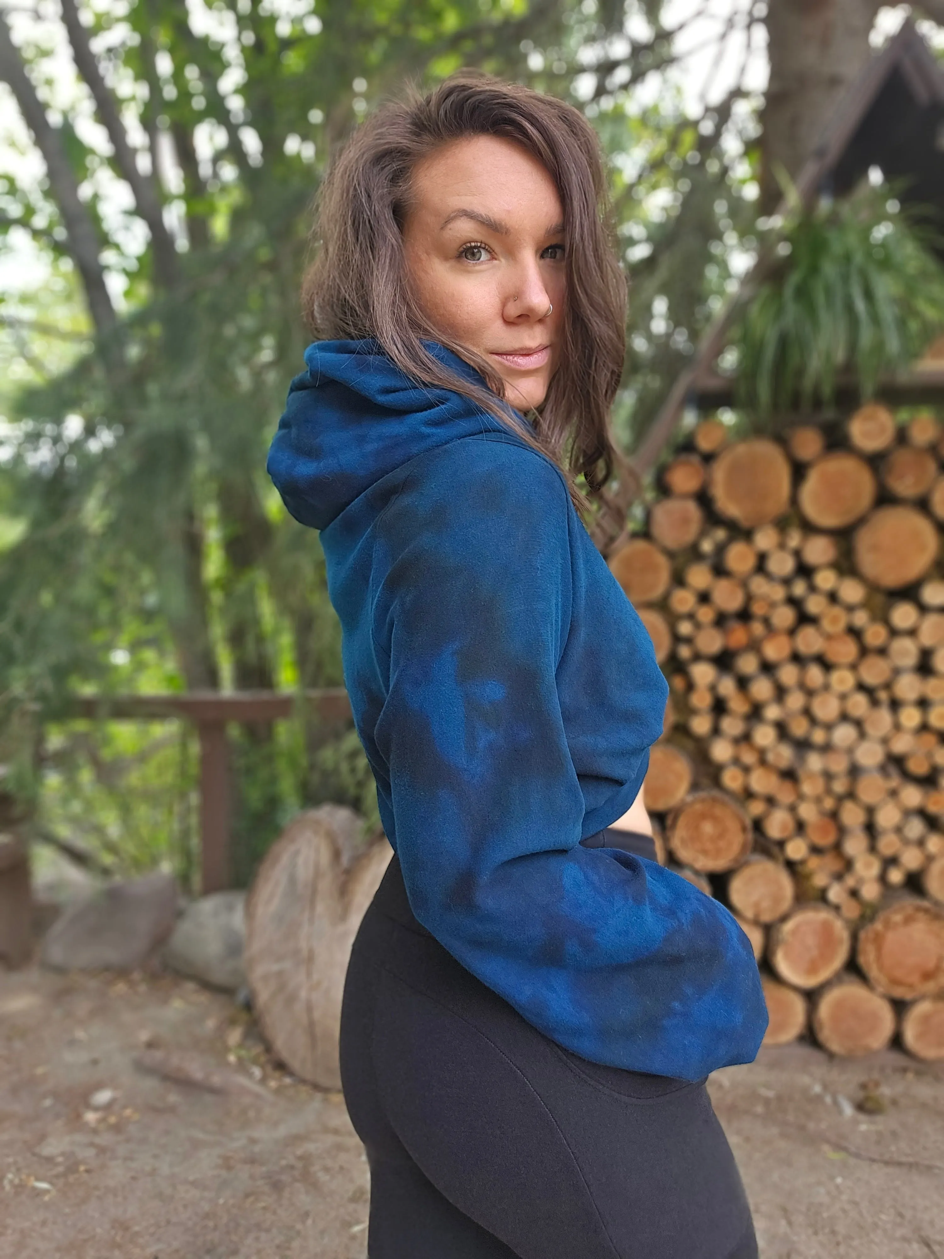 Limited Edition Carob Cropped Hoodie sold by Love Tree product image thumbnail 4