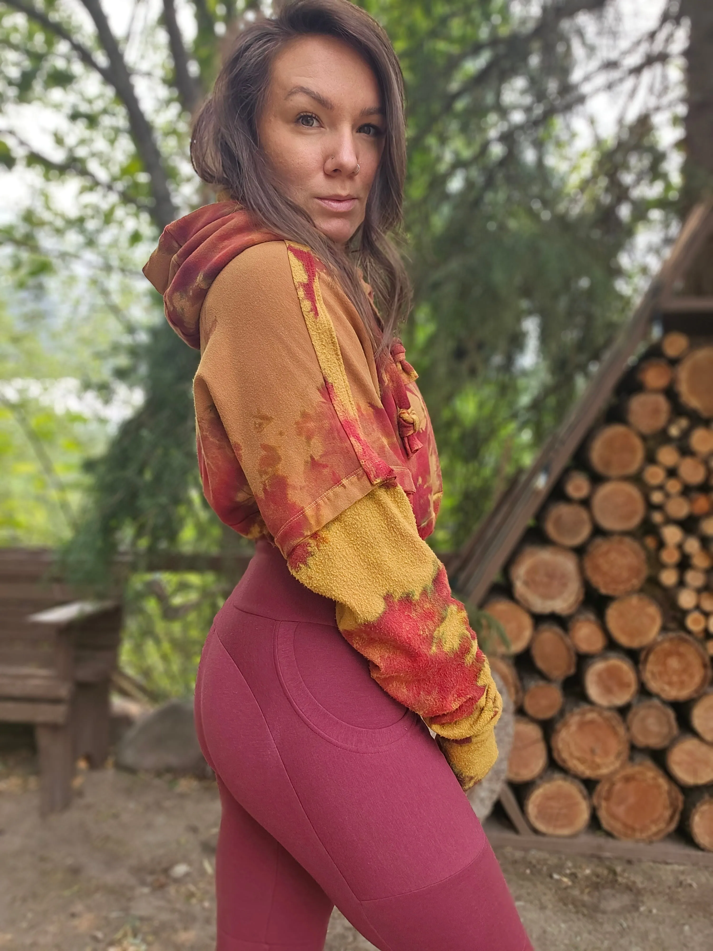 Limited Edition Hemlock Cropped Hoodie sold by Love Tree product image thumbnail 2