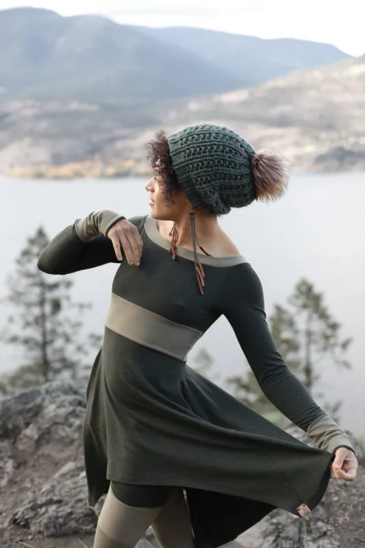 Long Sleeve Rosewood Dress made by Love Tree