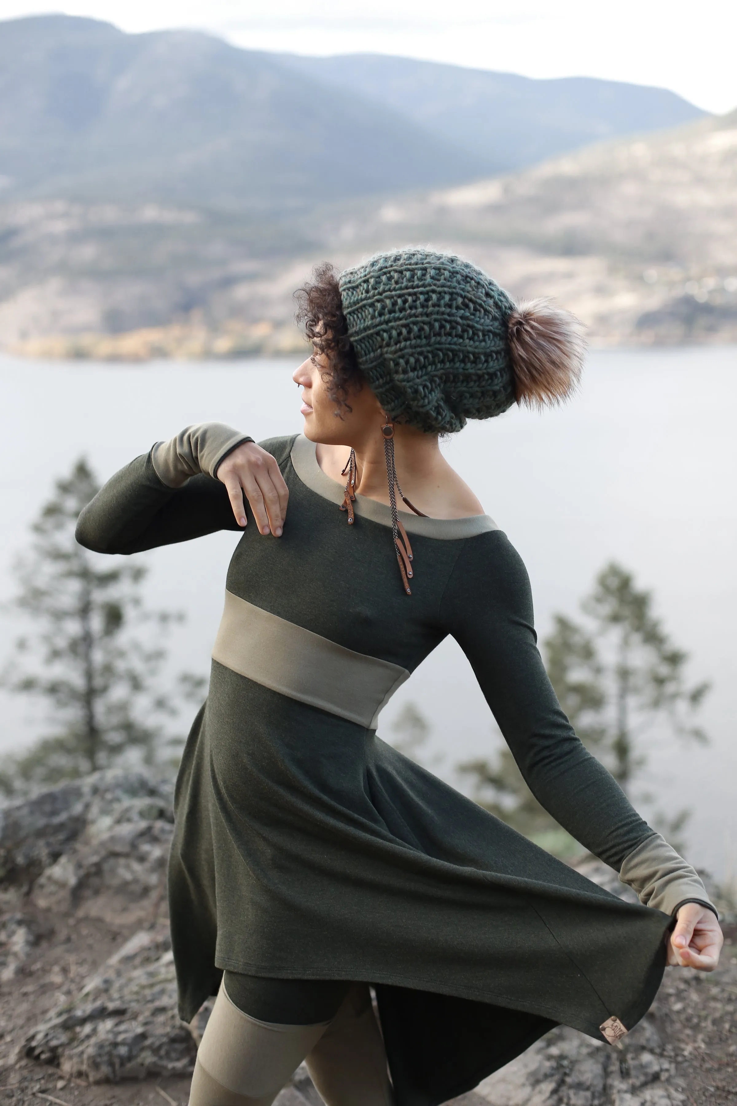 Long Sleeve Rosewood Dress sold by Love Tree