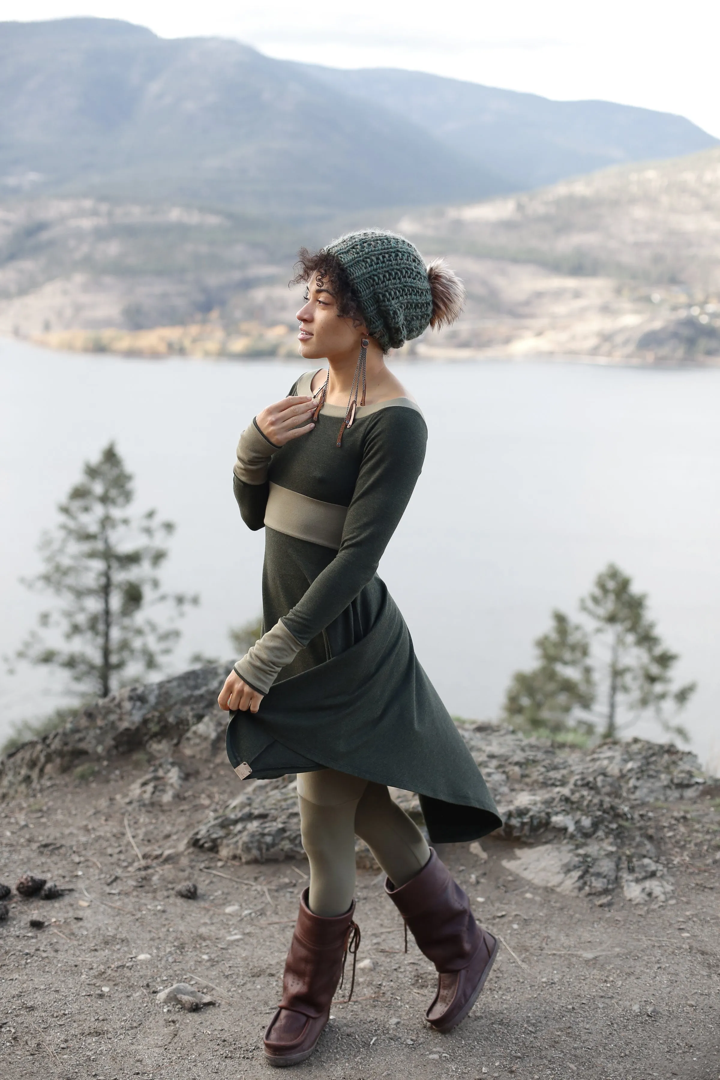 Long Sleeve Rosewood Dress sold by Love Tree product image thumbnail 2