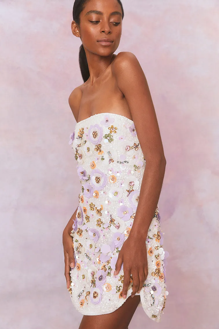 Deja Embellished Mini Dress sold by LoveShackFancy product image thumbnail 4