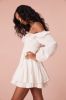 Zennia Off Shoulder Mini Dress sold by LoveShackFancy