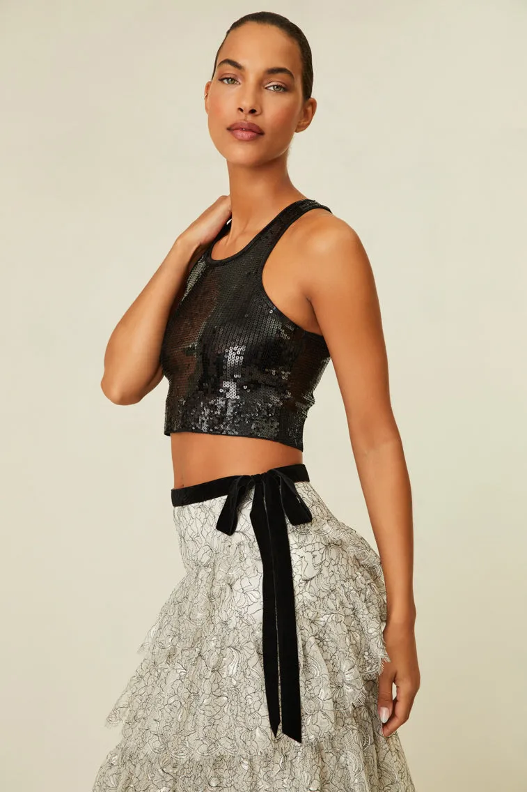 Malla Crop Tank sold by LoveShackFancy product image thumbnail 4