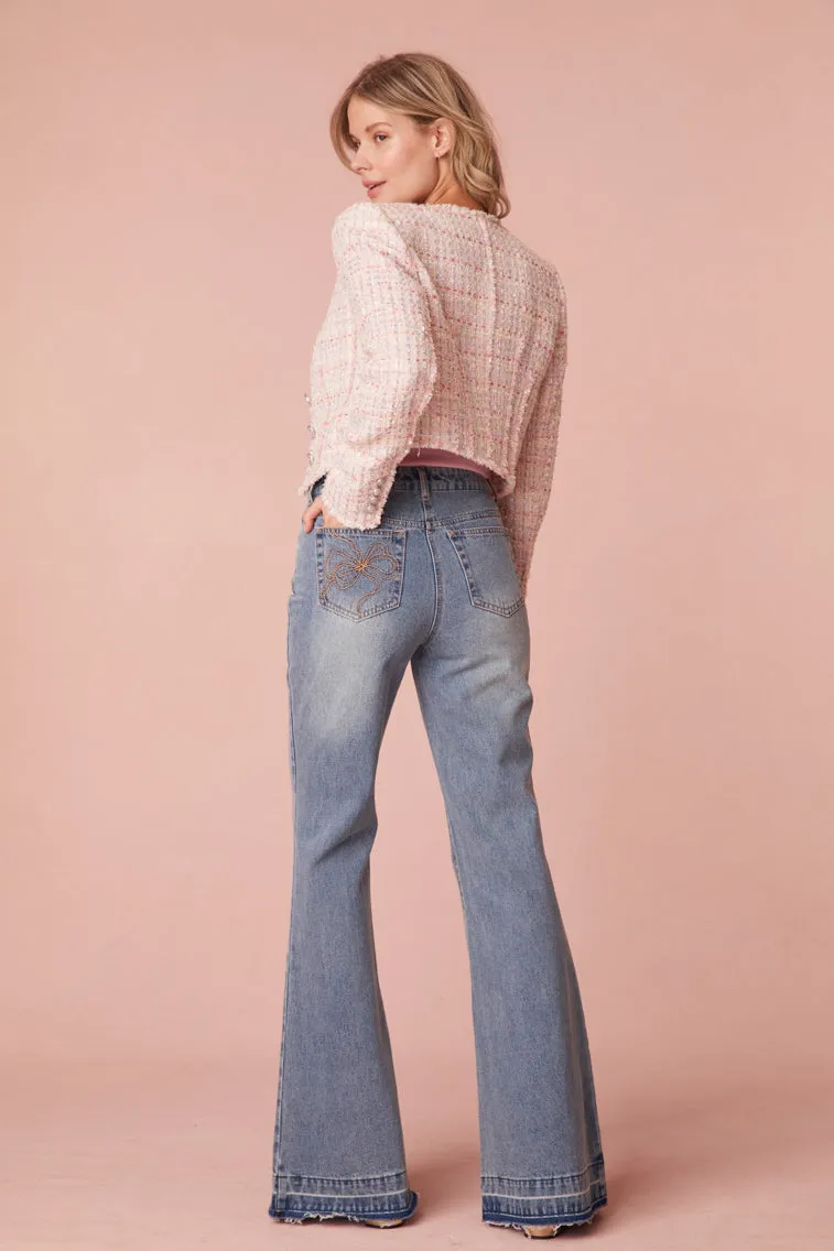 Kala Flare Jeans sold by LoveShackFancy product image thumbnail 5
