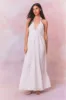 Love Halter Maxi Dress- IRIDESCENT SLATE sold by LoveShackFancy
