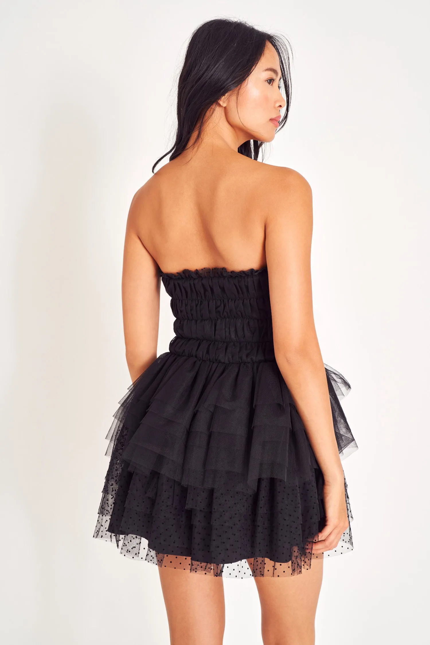 Faron Tulle Mini Dress sold by LoveShackFancy product image thumbnail 4