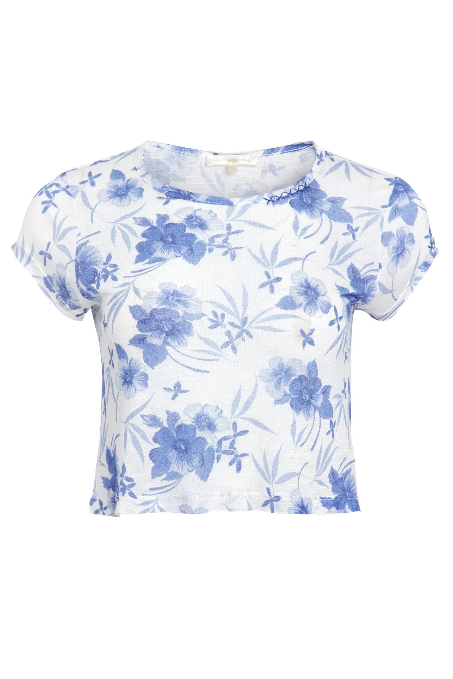 Rubin Cropped Tee sold by LoveShackFancy product image thumbnail 5