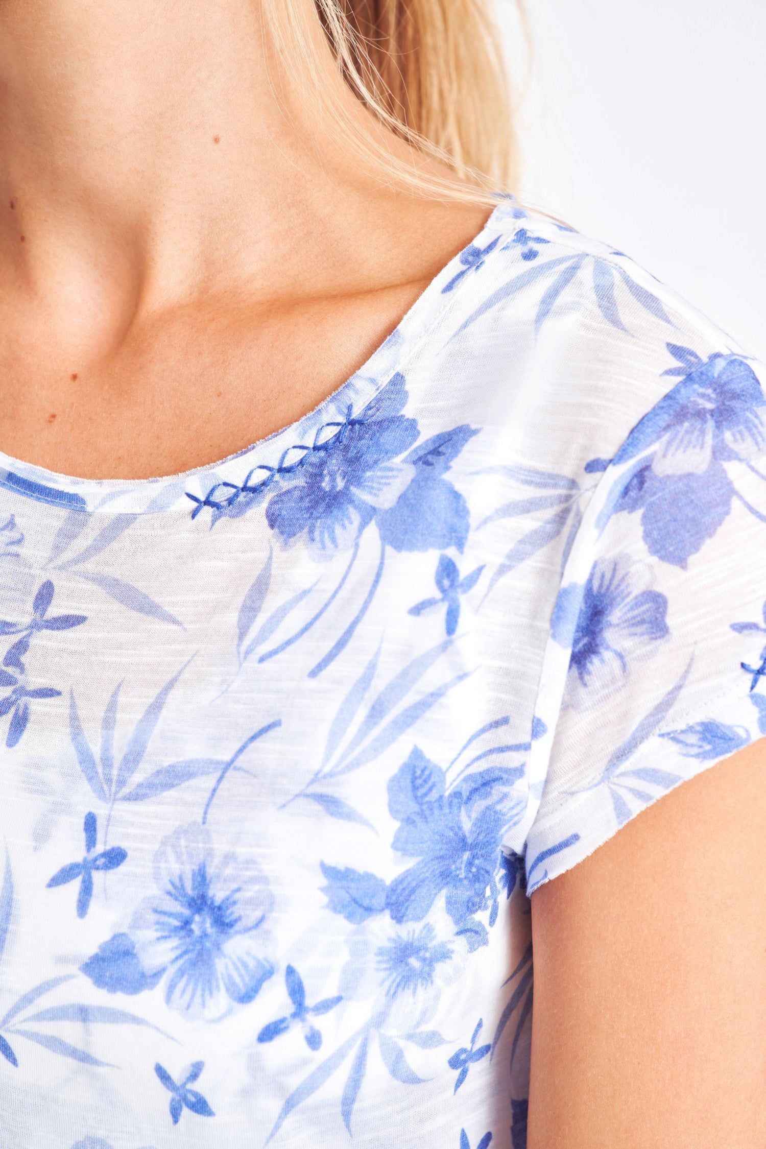 Rubin Cropped Tee sold by LoveShackFancy product image thumbnail 3