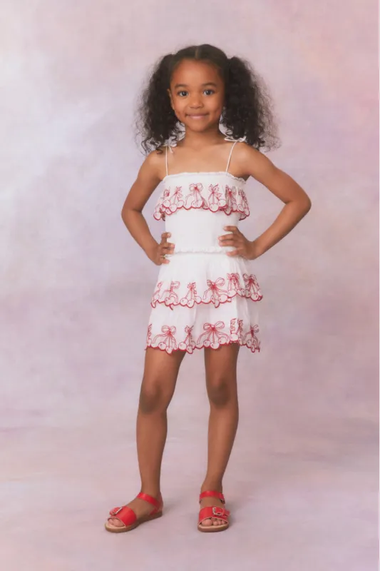 Girls Little Ruffle Mini Skirt sold by LoveShackFancy