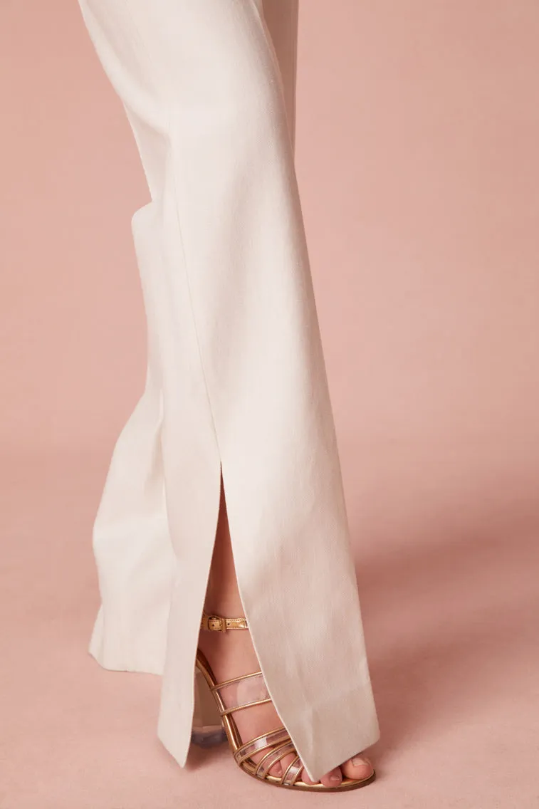 Poppet Straight Leg Tailored Pants sold by LoveShackFancy product image thumbnail 2