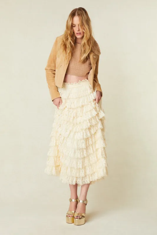 Dover Maxi Skirt sold by LoveShackFancy