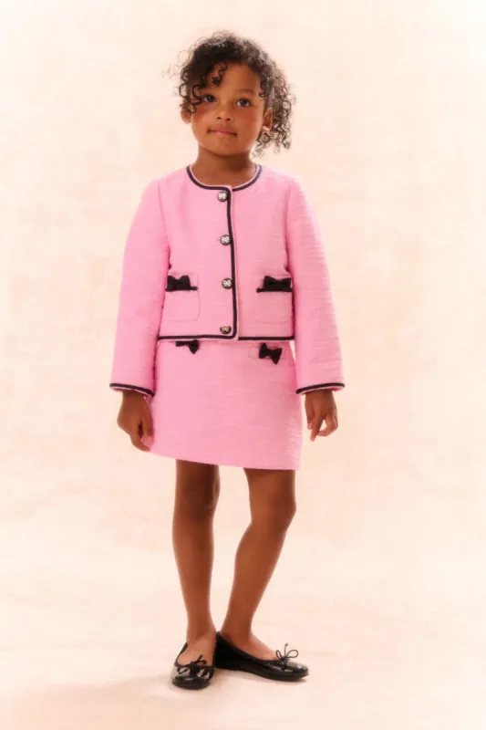 Girls Mahoney Tweed Jacket sold by LoveShackFancy