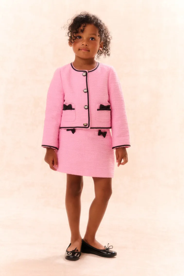 Girls Mahoney Tweed Jacket sold by LoveShackFancy