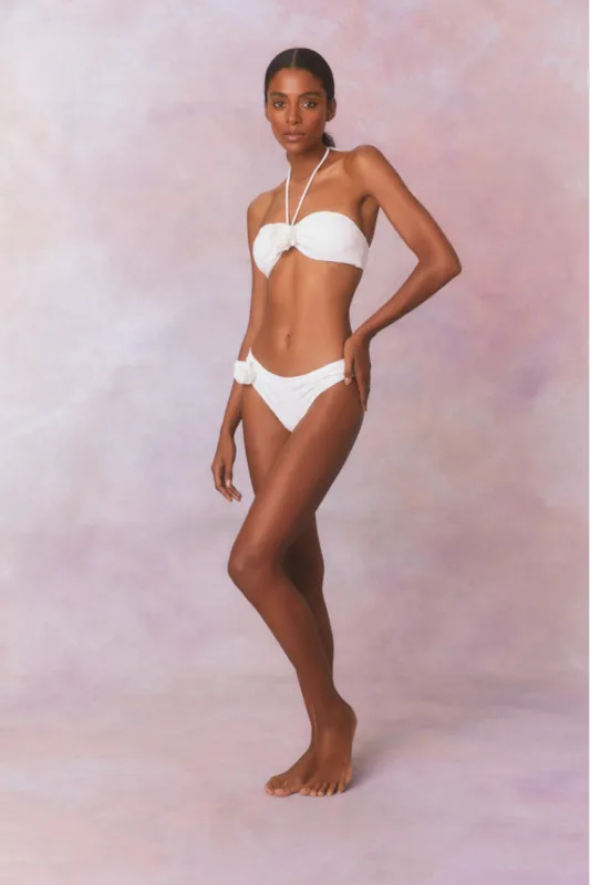 Candace Bandeau Eyelet Bikini Swim Set sold by LoveShackFancy