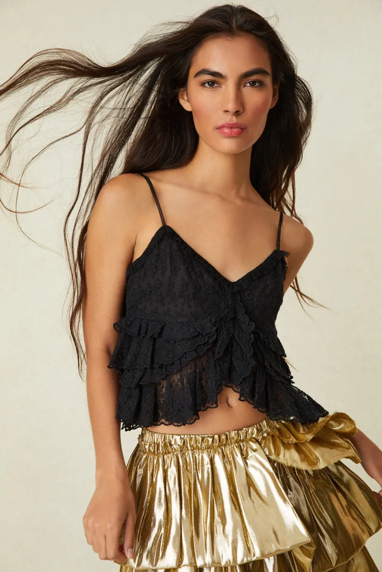 Abbott Ruffle Cami Top sold by LoveShackFancy product image thumbnail 2