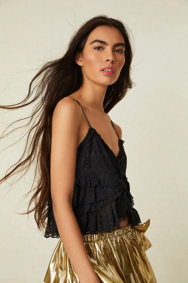 Abbott Ruffle Cami Top sold by LoveShackFancy product image thumbnail 3