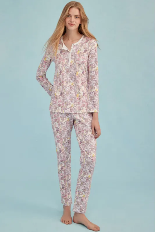 Roller Rabbit x LoveShackFancy Preppy Patchwork Women's Pajama sold by LoveShackFancy
