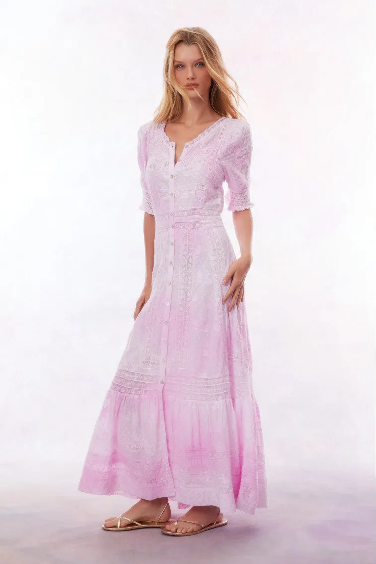 Minka Maxi Dress-PEONY PINK sold by LoveShackFancy product image thumbnail 4