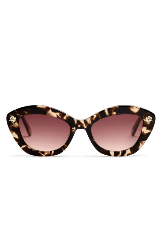 Hessel Cat Eye Sunglasses - LIGHT TORTOISE sold by LoveShackFancy
