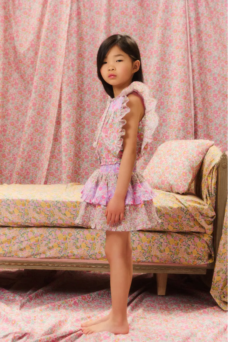 Girls Billie Liberty Fabric Skirt sold by LoveShackFancy product image thumbnail 4