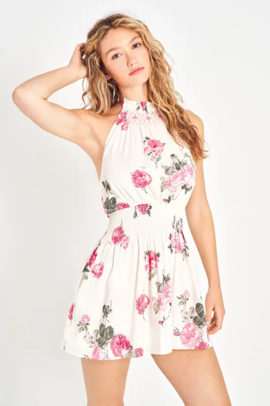 Destiny Halter Mini Dress sold by LoveShackFancy