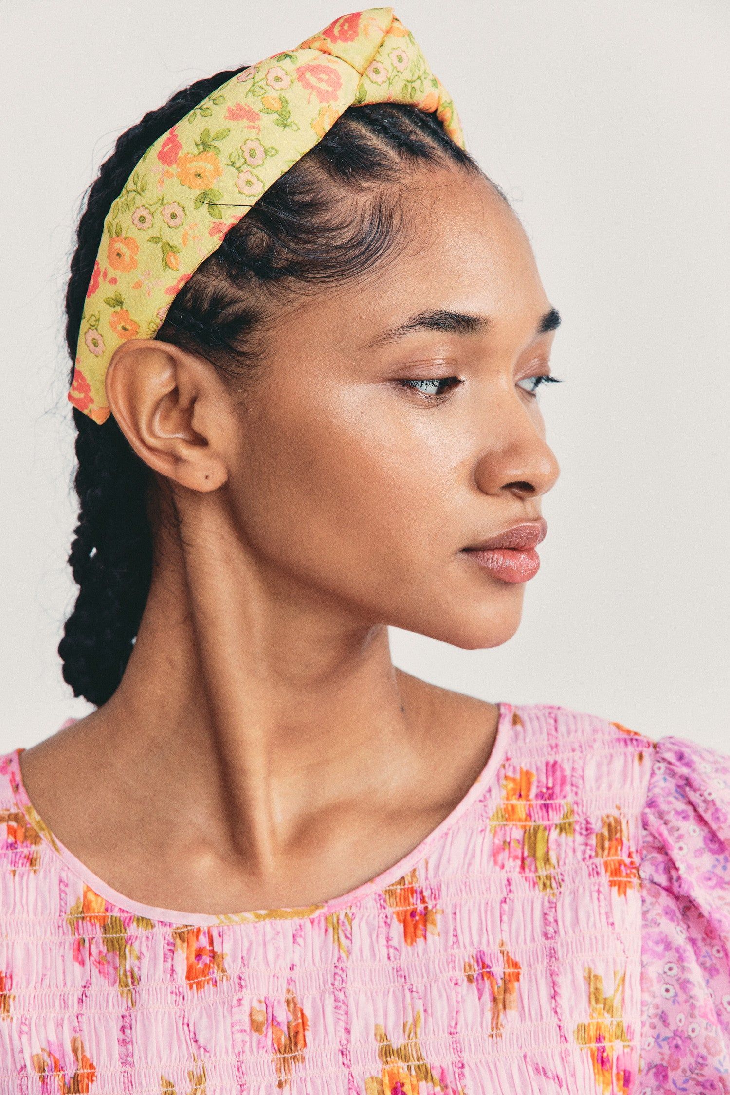 LoveShackFancy x Lele Sadoughi Knotted Headband sold by LoveShackFancy