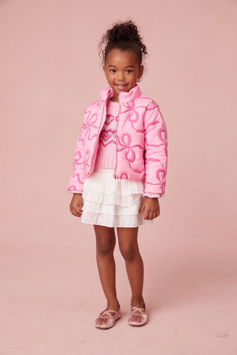 Girls Dixon Puffer Jacket sold by LoveShackFancy product image thumbnail 2