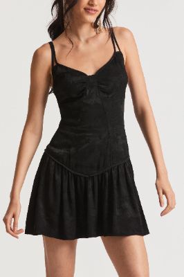 Corbeau Mini Dress sold by LoveShackFancy