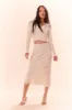 Darion Scallop Lace Bow Midi Skirt sold by LoveShackFancy