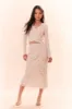 Darion Scallop Lace Bow Midi Skirt sold by LoveShackFancy
