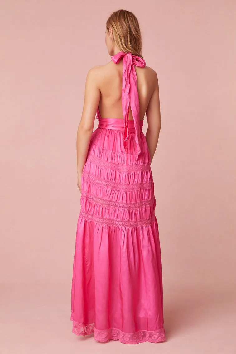 Vendima Halter Maxi Dress sold by LoveShackFancy product image thumbnail 5