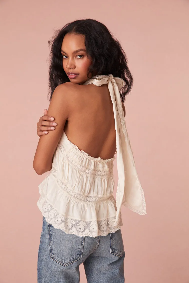 Alessandro Halter Bow Top sold by LoveShackFancy product image thumbnail 2